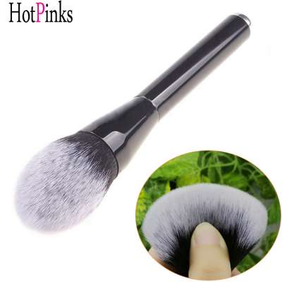 high quality metal handle black make up brush powder brush for makeup